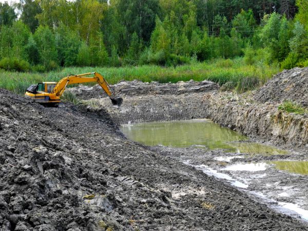 Fish Pond Digging in Des Moines