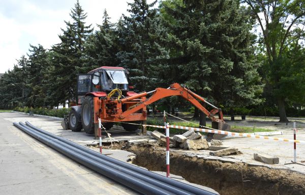 Sewer Line Excavation in Des Moines