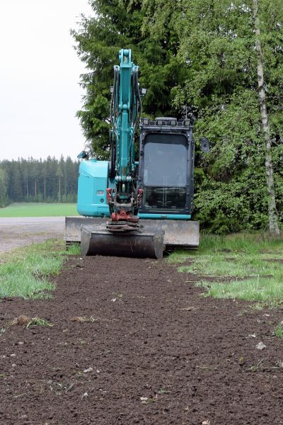 Backhoe Grading in Des Moines