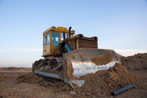 Bulldozer Land Grading in Des Moines