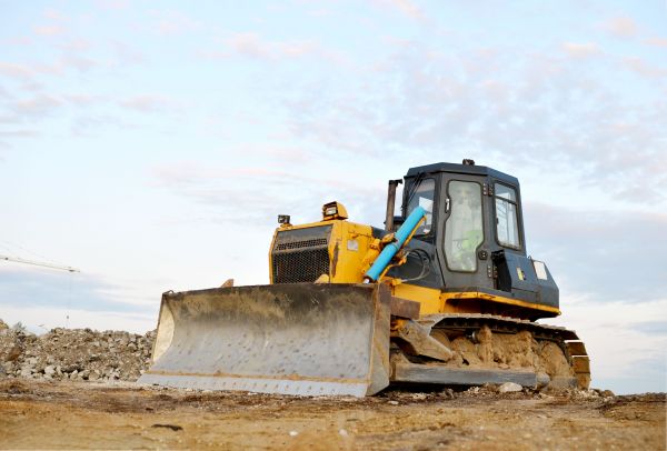 Bulldozer Land Excavation in Des Moines