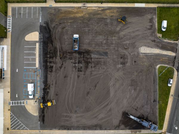 Parking Lot Excavation in Des Moines